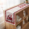 thumbnail image 6 of Table Runners 70 Inches Long Dress Scarves, Red Valentine's Day Farmhouse Coffee/Dining/Kitchen Table Decor, Holiday Table Runner, Love Heart Roses Gnomes Romantic Floral 13x70 Inch, 6 of 9