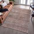 thumbnail image 6 of Addison Rugs Mayfield Premium Machine Washable Transitional Stripes Coral Rectangle Rug, 5' x 7'6", 6 of 6