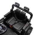 thumbnail image 3 of 24V Ride on Cars with Remote Control, Powered Ride on Toys with Bluetooth, Music, LED Light, MP3 Player, 4 Wheel Suspension, Kids Cars Electric Vehicles for Boys Girls Ages 2-5 Birthday Gifts, Black, 3 of 9