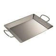 thumbnail image 4 of GROWTH TANK Stainless Steel Seafood Plate Portable Rectangular Grilling Pan Platter for argent small, 4 of 9