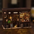 thumbnail image 4 of Kit de casa en miniatura para bricolaje ISSEVE Book Nook Corner Tavern, 4 of 9