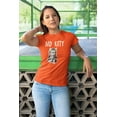 thumbnail image 3 of Old Glory Juniors Halloween Bad Kitty Cat Ghost Short Sleeve T Shirt, 3 of 6