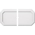 thumbnail image 2 of Ekena Millwork CMP26X13ED2-01000 1 in. ID x 9 in. Rectangle Émeraude Architectural Grade Médaillon de Plafond Contemporain PVC - 2 Pièces, 2 of 4
