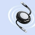 thumbnail image 3 of Drrntien Retractable USB C Cable 100W Cable USB TypeC Data Cord For Phones Fast Charge, 3 of 17