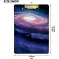 thumbnail image 2 of FMSHPON Spiral Galaxy Milky Way Clipboard Hardboard Wood Nursing Clip Board and Pull for Standard A4 Letter 13x9 inches, 2 of 7