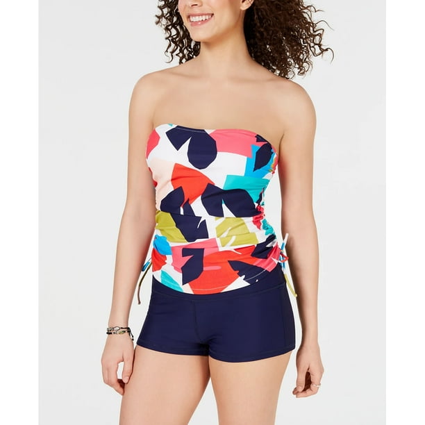 Raisins Raisins SOUTH PACIFIC Bali Bandeau Tankini Swim Top, US Large