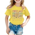 thumbnail image 1 of Kureaily Stylish Girls Tops For Everyday Wear Loose Fit Tees & Shirts For Ages 3 16 Perfect For Spring And Summer Easy To Clean Great For, 1 of 4