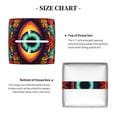 thumbnail image 5 of Fuzoiu Vibrant Psychedelic Eye Print Tissue Box Cover Holder, Square Leather Tissue Box,PU Leather Decorative Organizer for Tabletop, Bathroom, Car, Office, 5 of 7