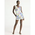 thumbnail image 3 of Joyspun Women's Printed Tank Top and Shorts Pajama Set, 2-Piece, Sizes XS-3X, 3 of 6