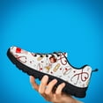 thumbnail image 6 of Fashion White Cartoon Nurse Design Platform Sneakers Medical Items Print Comfortable Summer Walking Shoes, 6 of 8