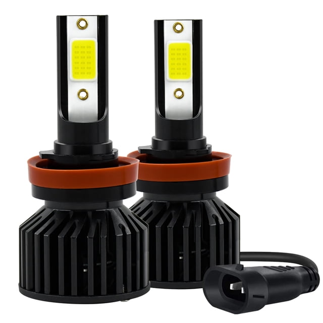 2Pcs Car LED Headlight Bulbs LED Driving Lamp All-in-one Conversion Kit H11 40W IP67 Waterproof