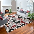 thumbnail image 5 of Disney Bravo Mickey Mouse Spheres Modern Geometric Red Indoor Area Rug, 8x10, 5 of 8