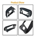 thumbnail image 5 of munirater Headlight Bezels Replacement for Club Car Golf Cart DS 1993 - Up Black 1016880 1016879, 5 of 5