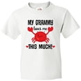 thumbnail image 3 of Inktastic Grammy Loves Me Grandchild Gift Youth T-Shirt, 3 of 5