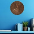 thumbnail image 1 of BESTYASH Outdoor Waterproof Clock Wall Clock Brown Plastic Timekeeping Homeowners Wall Mounting 1Set, 1 of 6