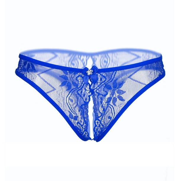 Moonker Women G Strings Panties Underwear Lace Erotic Transparent Panties 