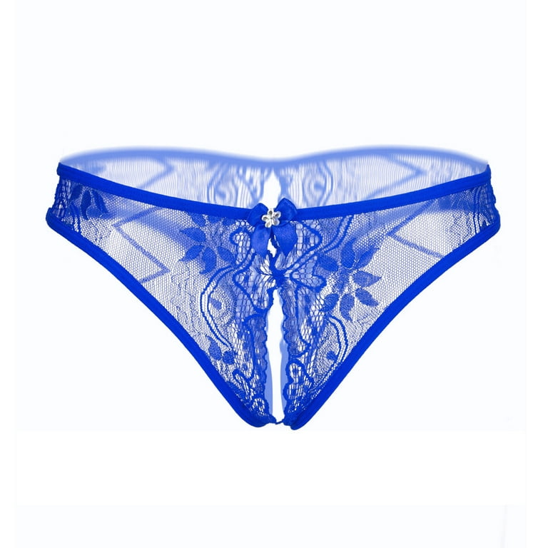 FEOYA See Through Lace Thongs for Women G String Thong Panties