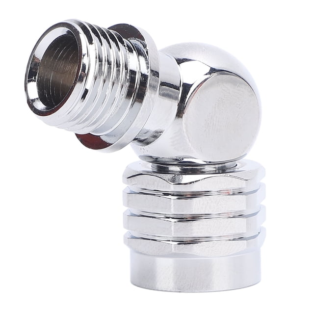 Second Stage Diving Regulator Adapter, Lightweight 110 Degree Precise Fit Diving Regulator Connector for Underwater Silver