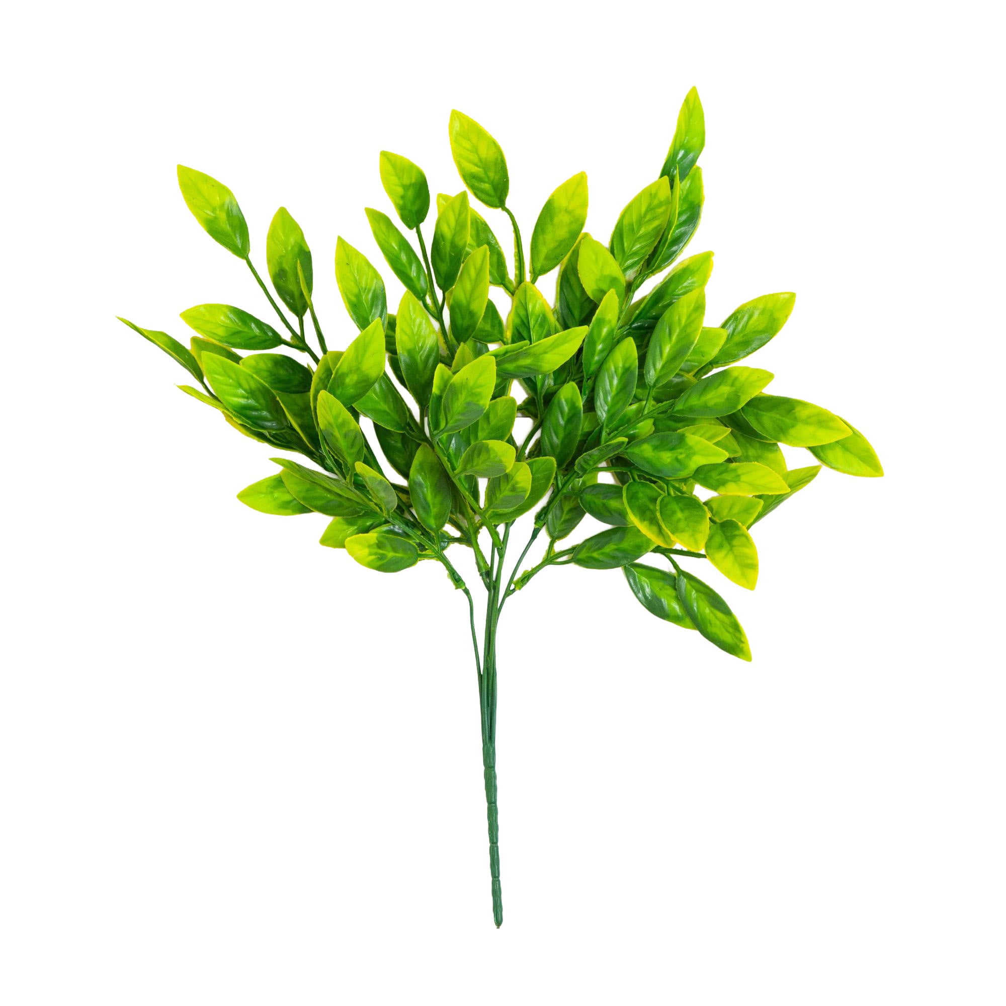 16in. UV Resistant Artificial Ruscus Bush (Indoor/Outdoor) - Set of 6