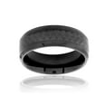 thumbnail image 4 of West Coast Jewelry Men's Polished Carbon Fiber Black Plated Ring (8mm), 4 of 5