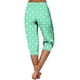 thumbnail image 5 of Mujeres Capri Pantalones Casual Suelto Largo Pantalones de Color Sólido con Corbata Elástica Cintura Y Bolsillos, 5 of 6
