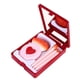 thumbnail image 1 of Juego de brochas de maquillaje de viaje fáciles de llevar, kit de 5 mini brochas cosméticas con función completa y espejo, 1 of 5