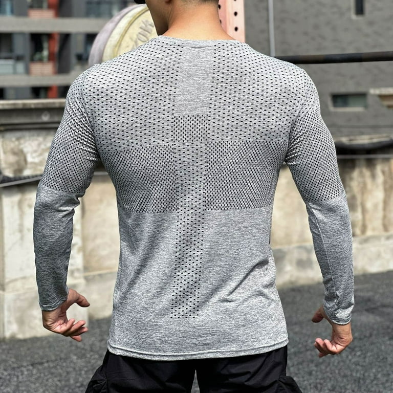 S.S. Crew Neck Shirt - Knit Mesh グレーM S.S. Crew Neck Shirt - Knit Mesh | JERRY'S OUTFITTERS