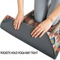 thumbnail image 3 of Boho Red Southwestern Ethnic Pattern Hot Yoga Mat Towel Non Slip for Hot Yoga - Quick-Drying Yoga Mat Cover with 4 Corner Pockets with Travel Bag - Hot Yoga Towel Non Slip 70"x26", 3 of 6
