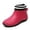 Z1-Hot Pink, variant on Women Lined Removable Liner Rain Boots, Solid Color Anti Wear Resistant Short Ankle Fashion Waterproof Galoshes for Ladies