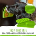 thumbnail image 3 of Mighty Paw Dog Lick Pad Food Grade Silicone Mat for Fun, Anxiety, and Boredom Relief. Strong Suction Cups for Easy Grooming and Slow Feeding Supports Dental Health Dishwasher Safe, 3 of 8