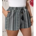 thumbnail image 5 of Daystry Womens Plus Size Casual Shorts Drawstring Summer Comfy Elastic Waist Lightweight Shorts Pull On Short with Pockets, 5 of 15
