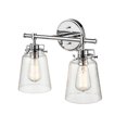 thumbnail image 2 of Amberose 2 - Light Chrome Wall Sconce, 2 of 7