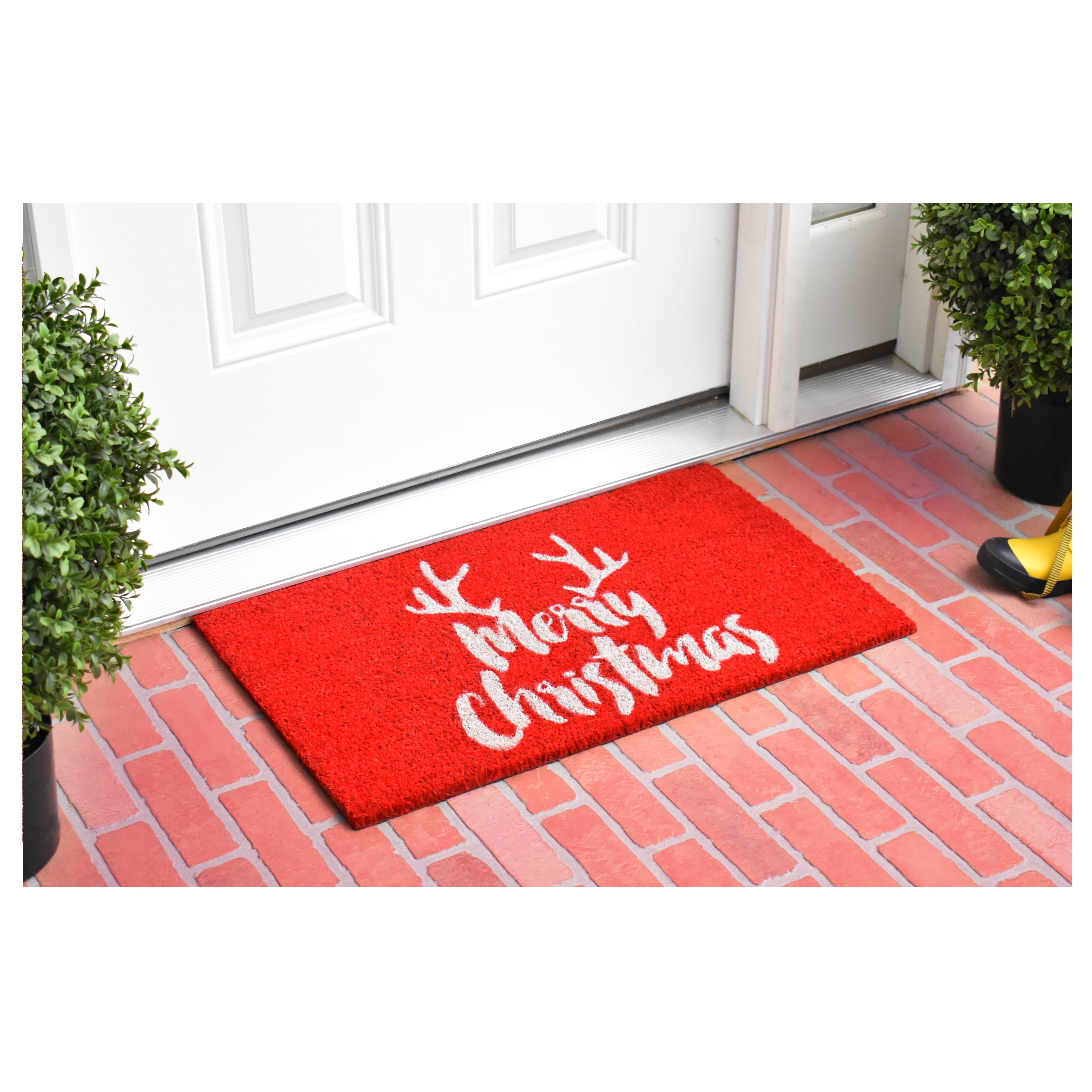 Calloway Mills Christmas Antlers Doormat