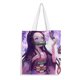 thumbnail image 1 of Demon Slayer: Niña Nezuko Bolso de tela con estampado de lienzo para mujer, bolsa de compras reutilizable y estética, con cremallera interior, regalo para mujer,38*45cm., 1 of 6