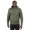 Army, variant on Threadfast Apparel Unisex Fleece Pullover Hooded, Charcoal Heather, XX-Large