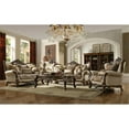 thumbnail image 2 of Vintage Fabric and Wood Sofa with 6 Pillows,Brown, 2 of 2