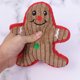 thumbnail image 5 of Juguetes de peluche navideños para perros: adorables muñecos de jengibre con sonido chirriante, juguetes interactivos para perros pequeños y cachorros., 5 of 7