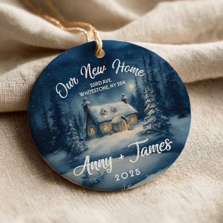 Personalized New Home Christmas Ornament: 2025 Keepsake Gift