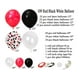 thumbnail image 3 of Kit de arco de guirnalda de globos rojo, negro y blanco DIY, 12 10 globos de confeti de látex con globos rojos, negros y blancos, tira de arco de 16 pies para cumpleaños de circo y barbacoa, 3 of 5
