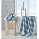 thumbnail image 3 of Toallas de baño Nautica Oak Lake Blue de 6 piezas muy absorbentes, 3 of 6