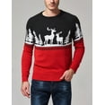 thumbnail image 2 of SSLR Ugly Christmas Sweaters for Men, Classic Xmas Holiday Crew Neck Pullover Sweater, 2 of 7