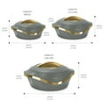 thumbnail image 4 of MILTON Insulated Casserole Dish 3-Pc Set – 2.1/1.5/1 qt, Gray Gold, 4 of 7