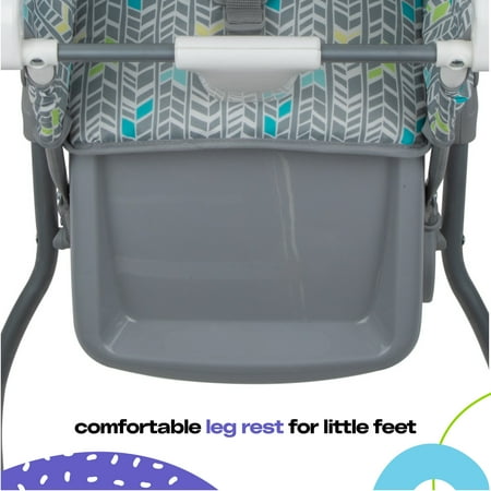 Cosco Kids Simple Fold High Chair, Noir Dot