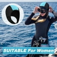 thumbnail image 5 of BlinkLLX 2 Pcs Neoprene Diving Hood Thermal Wetsuit Hood Cap Swim Caps with Chin Straps Snorkeling Neoprene Surf Beanie 2.5 mm Diving Headgear for Men Women Sailing Water Sports, 5 of 6