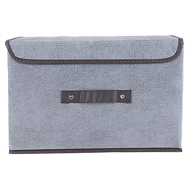 RKSTN Storage and Organization Foldable Storage Box With Lid 2pcs (large + Small) Fabric Storage Box With Lid, Closet Storage Box, Room Organization, Office Storage, Toy Storage Storage Bins