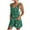 Green, variant on Nrmvnmi Summer Rompers for Women 2024 Casual Faux Denim Shorts Overalls Adjustable Strap Loose Sleeveless Jumpsuits with Pockets Blue 2XLMothers Day Gifts