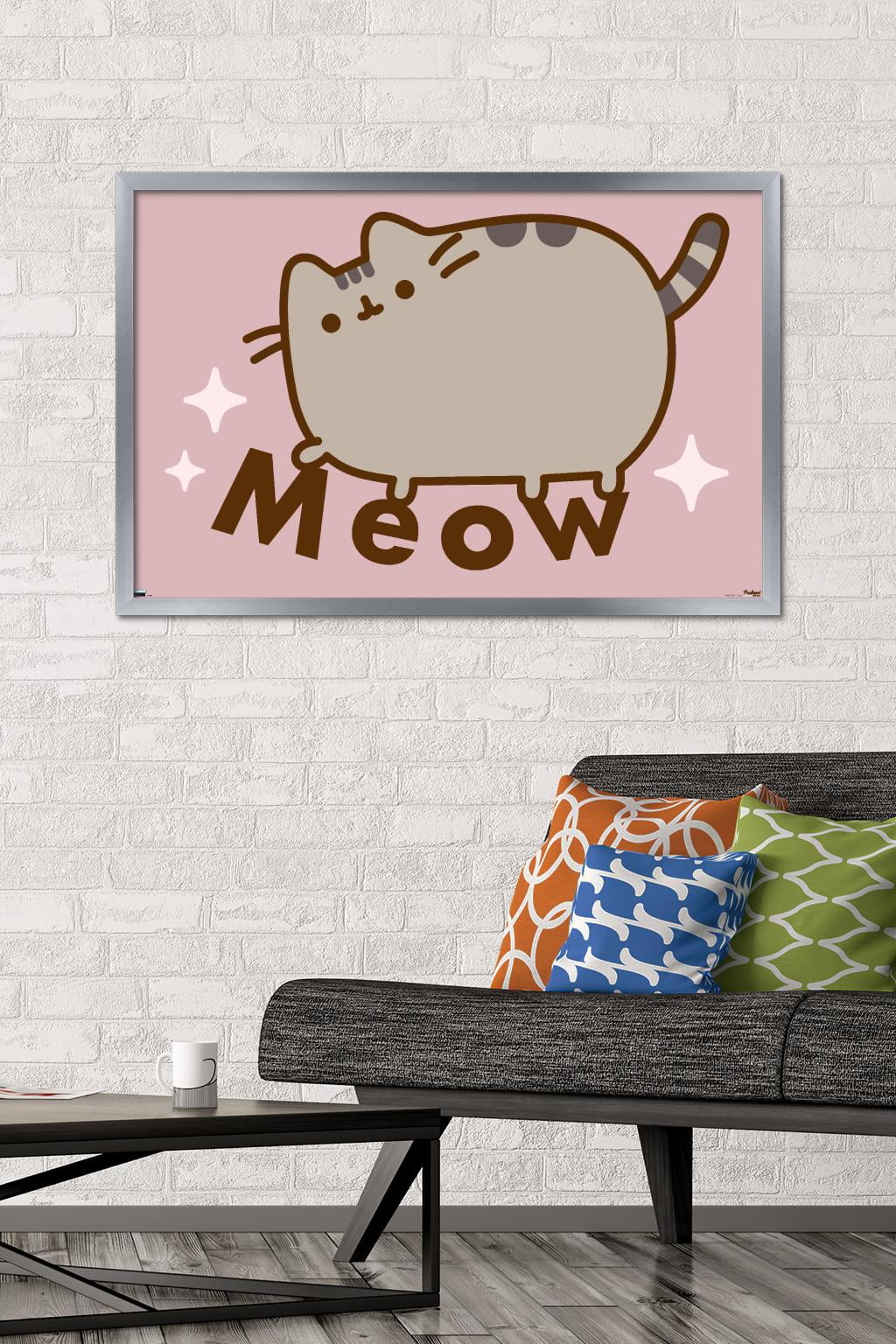 Pusheen - Meow Wall Poster, 22.375" x 34" Framed
