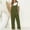 Green, variant on Rewenti Women's Jumpsuit Casual Loose Baggy Pocket Jumpsuit Fashion Playsuit Trousers Overalls Cotton and Linen Jumpsuit Yellow 10(XL)