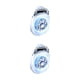 thumbnail image 4 of Sidaley Ventilador de refrigeración para smartphone Radiador de bajo ruido alimentado por universal Negro Blanco 2piezas, 4 of 6