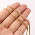 thumbnail image 2 of 2-7MM Stainless Steel Silver Gold Black Box Chain Mens Womens Necklace 7-40inch, 2 of 9